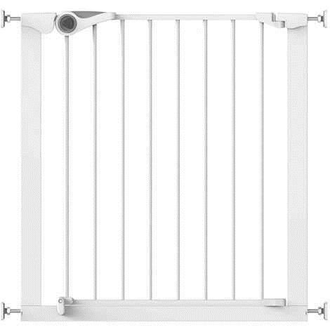 NOMA Poarta de siguranta Easy Fit presiune 75-82 cm metal alb N93439