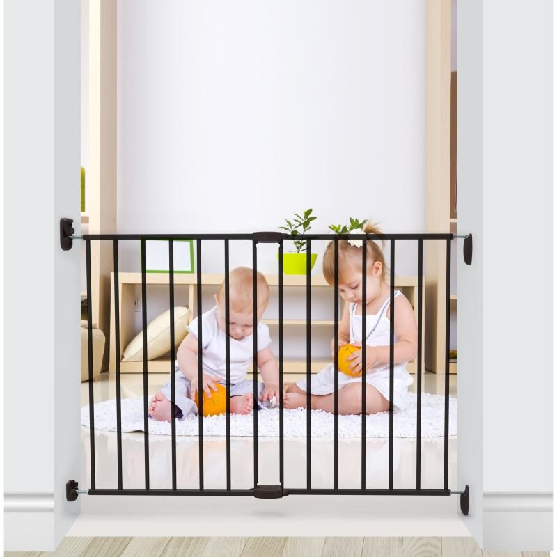 NOMA Poarta de siguranta extensibila 62 - 102 cm metal negru N93330