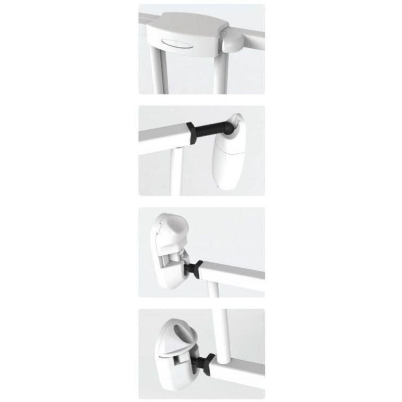 NOMA Poarta de siguranta extensibila 62 - 102 cm metal negru N93330