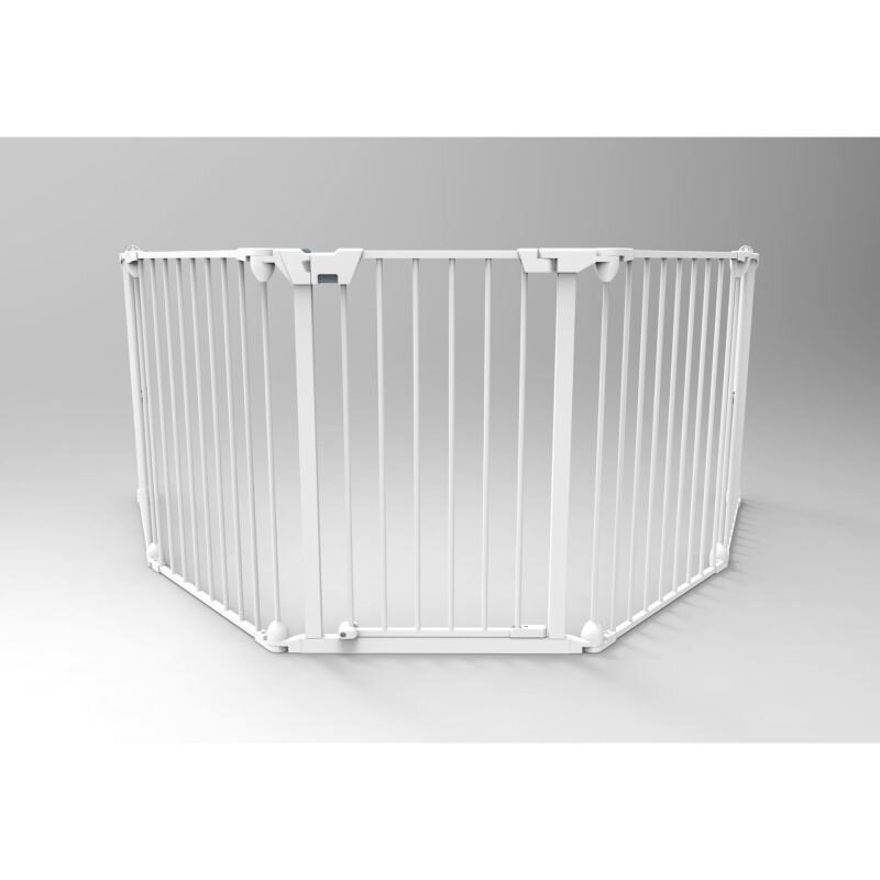 NOMA Tarc de siguranta modular cu 3 panour metal alb N94054