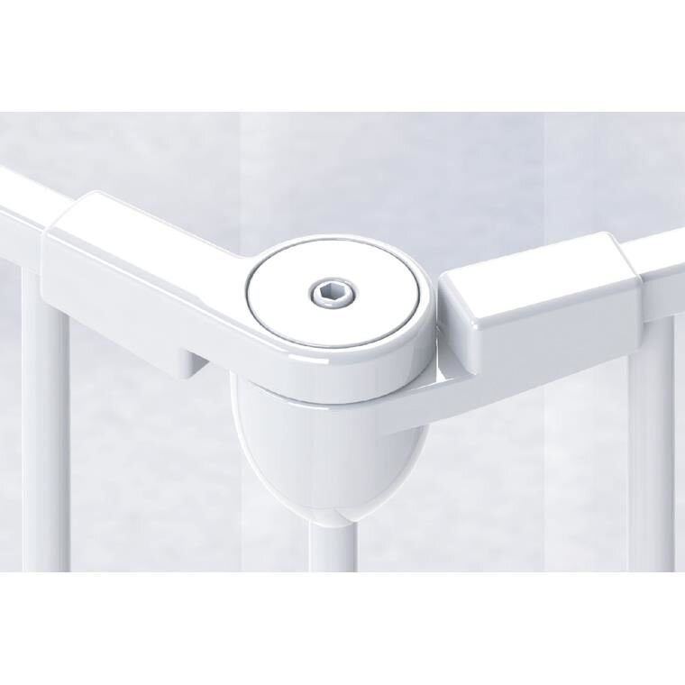 NOMA Tarc de siguranta modular cu 3 panour metal alb N94054
