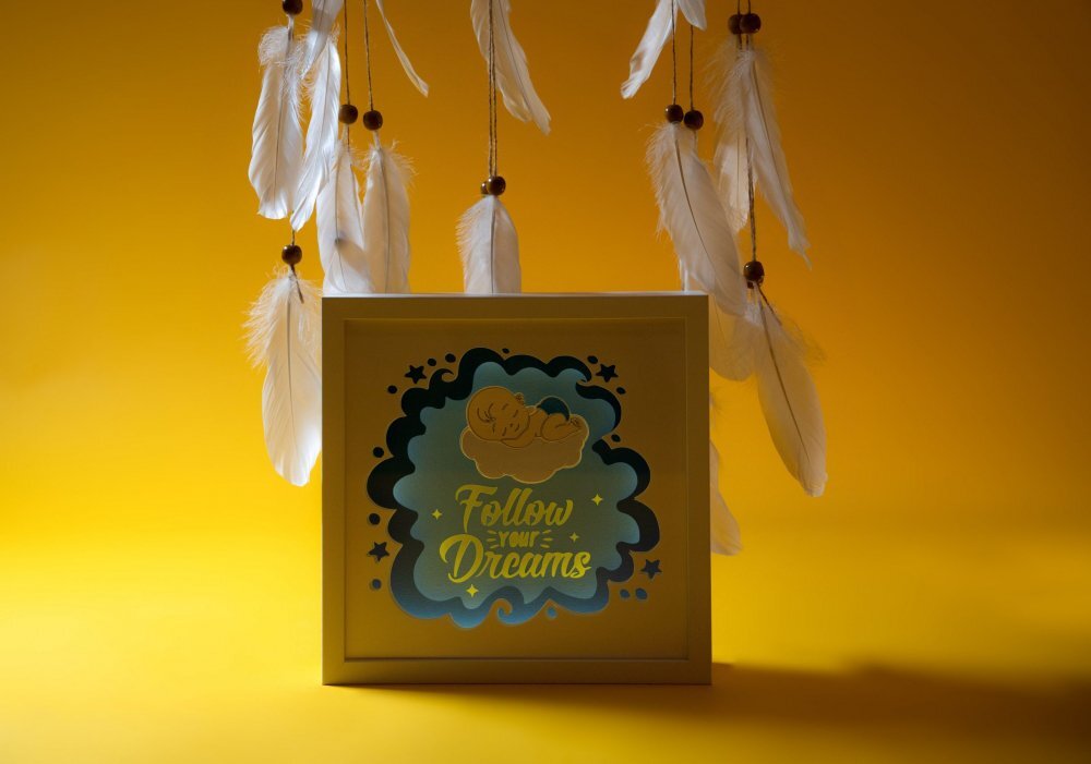 Noorhandmadeatelier Tablou luminos Baietel 002