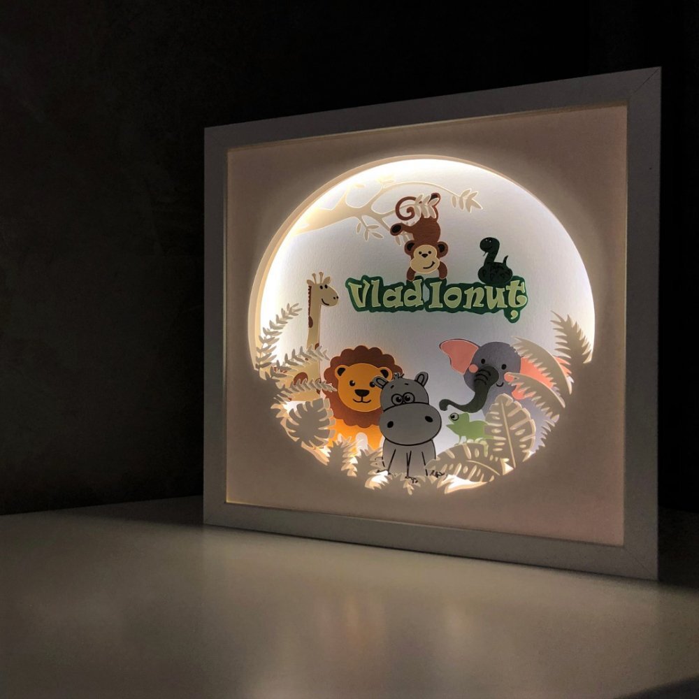 Noorhandmadeatelier Tablou luminos Baietel 003
