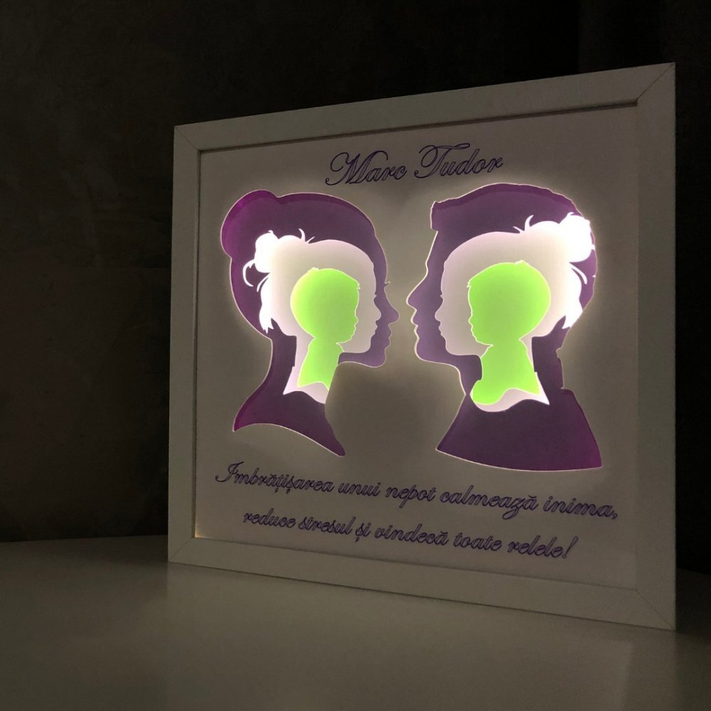 Noorhandmadeatelier Tablou luminos Bunici 011