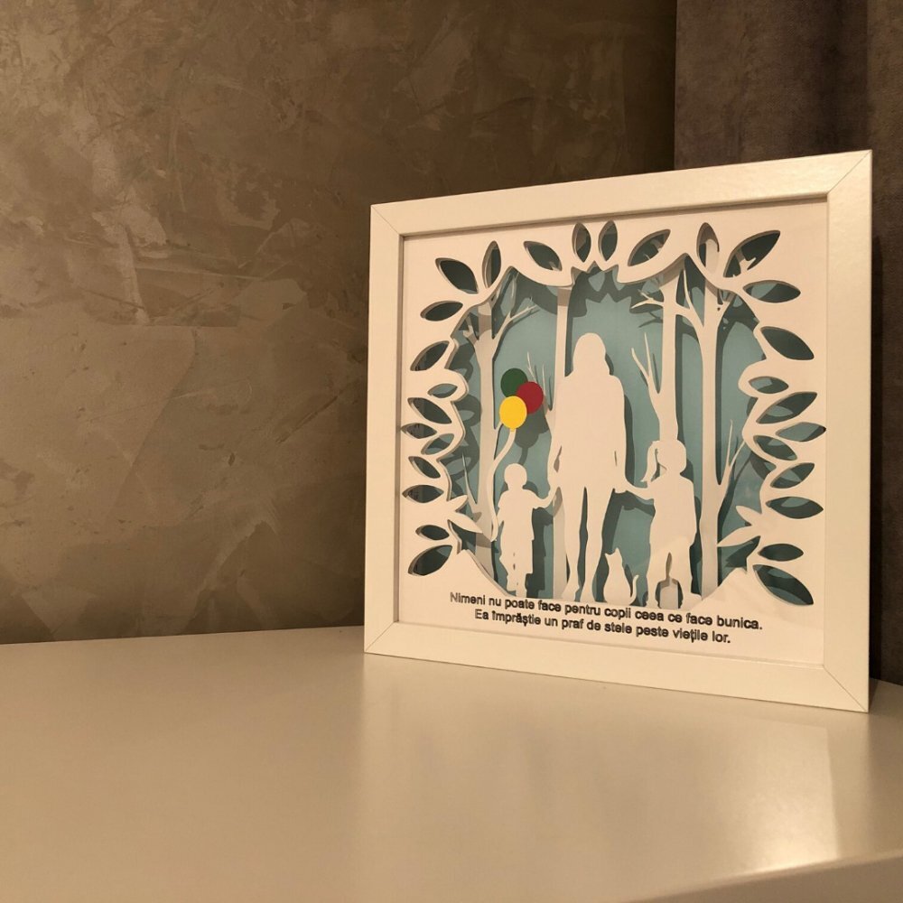 Noorhandmadeatelier Tablou luminos Bunici 017