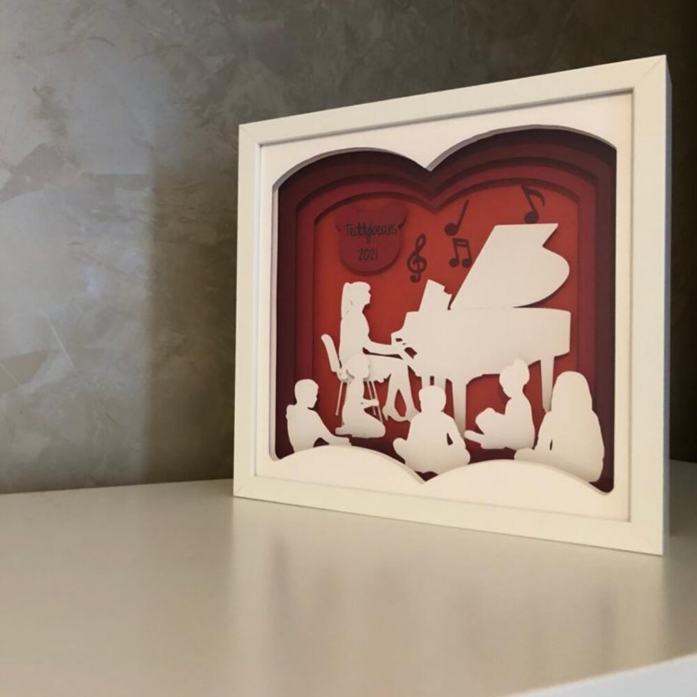 Noorhandmadeatelier Tablou luminos InvatatoareEducatoare 017