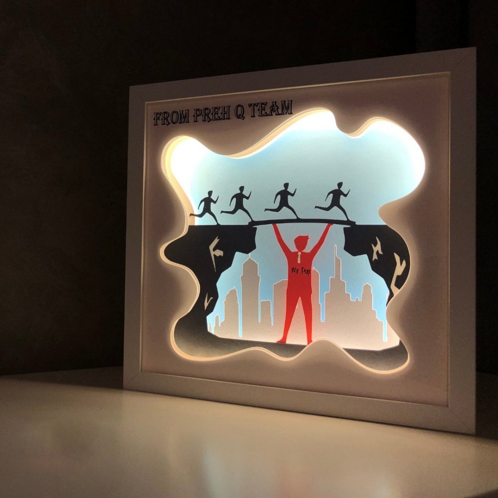 Noorhandmadeatelier Tablou luminos Leader 001