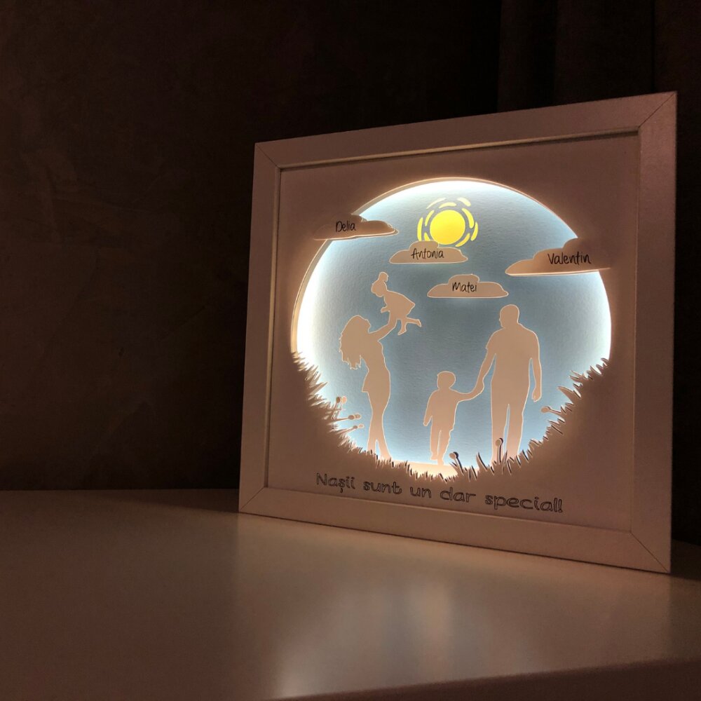 Noorhandmadeatelier Tablou luminos Nasi 006