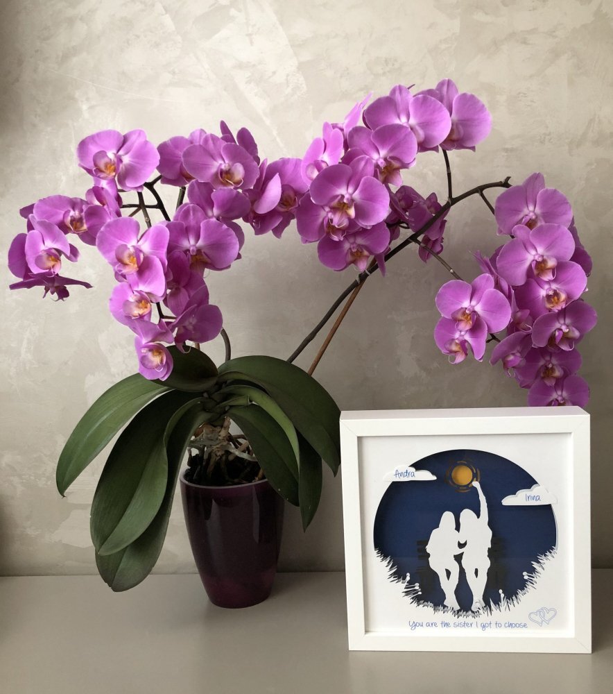 Noorhandmadeatelier Tablou luminos Prietene 001