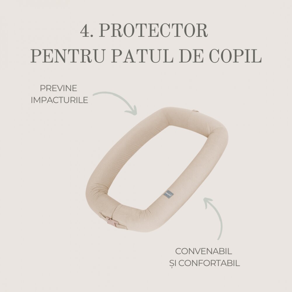 Nor Pufos Baby nest modular cu arcada de jucarii 3in1 pink Sleepee