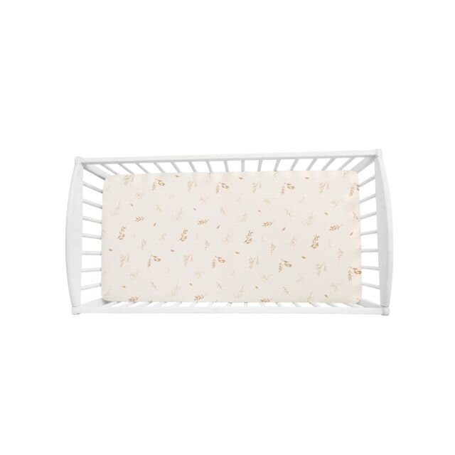Nor Pufos Cearceaf din bumbac pentru patut 120x60 cm Boho Sand