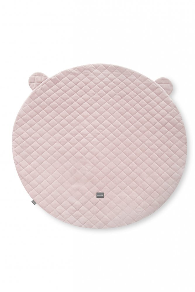 Nor Pufos Covor pentru joaca cu urechi Catifea Royal Baby Pink