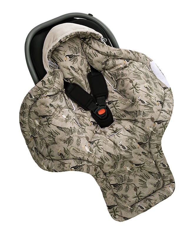 Nor Pufos Paturica universala pentru scoica auto bumbaccatifea Magic Jungle Khaki Sleepee 3 tog