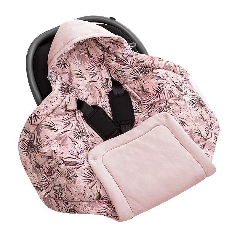Nor Pufos Paturica universala pentru scoica auto bumbaccatifea Magic Jungle Powder Pink Sleepee 3 tog