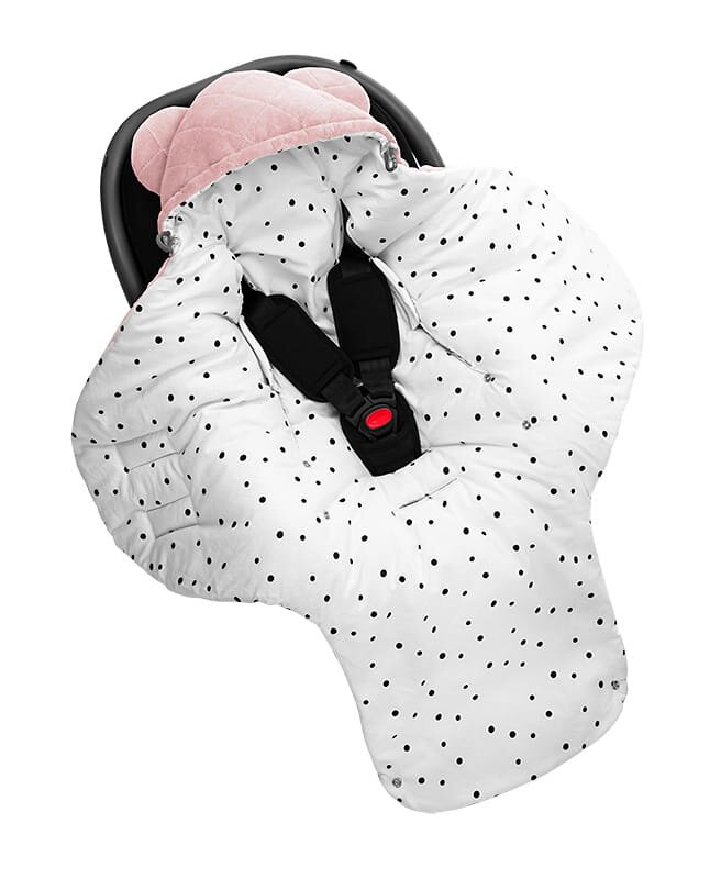 Nor Pufos Paturica universala pentru scoica auto bumbaccatifea Royal Baby Pink Sleepee 3 tog