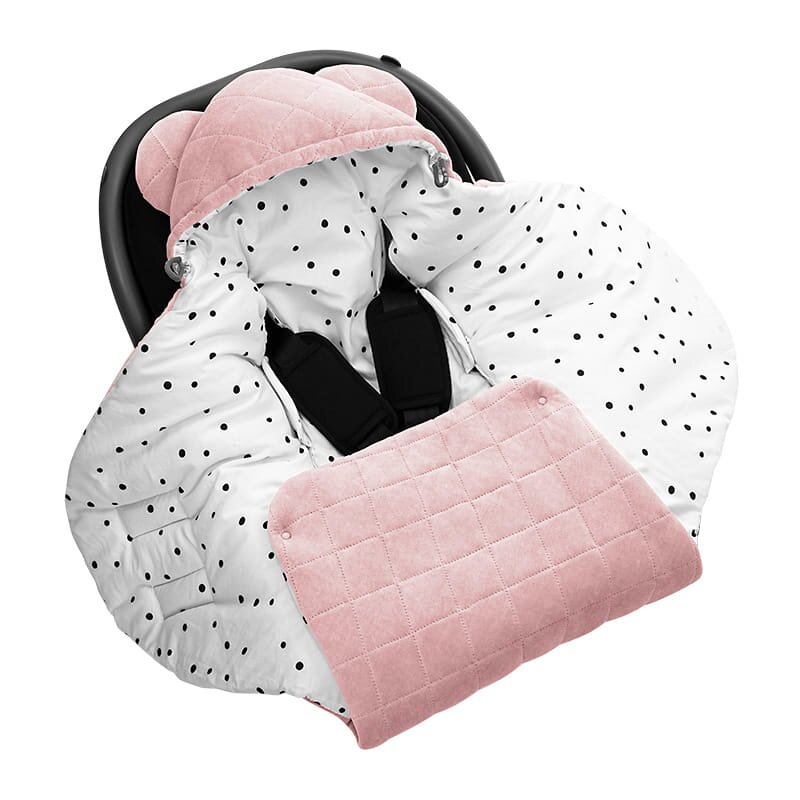 Nor Pufos Paturica universala pentru scoica auto bumbaccatifea Royal Baby Pink Sleepee 3 tog