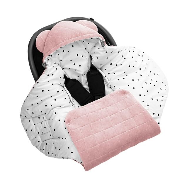 Nor Pufos Paturica universala pentru scoica auto bumbaccatifea Royal Baby Pink Sleepee 3 tog