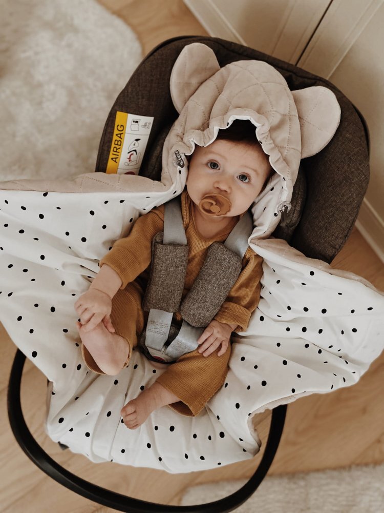 Nor Pufos Paturica universala pentru scoica auto bumbaccatifea Royal baby sand Sleepee 3 Tog