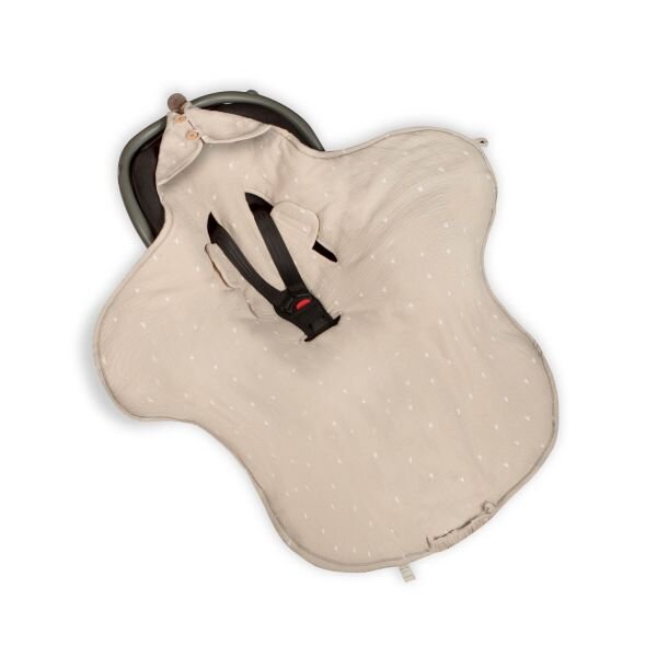 Nor Pufos Paturica universala pentru scoica auto bumbacmuselina Love Light Sleepee 1.5 Tog