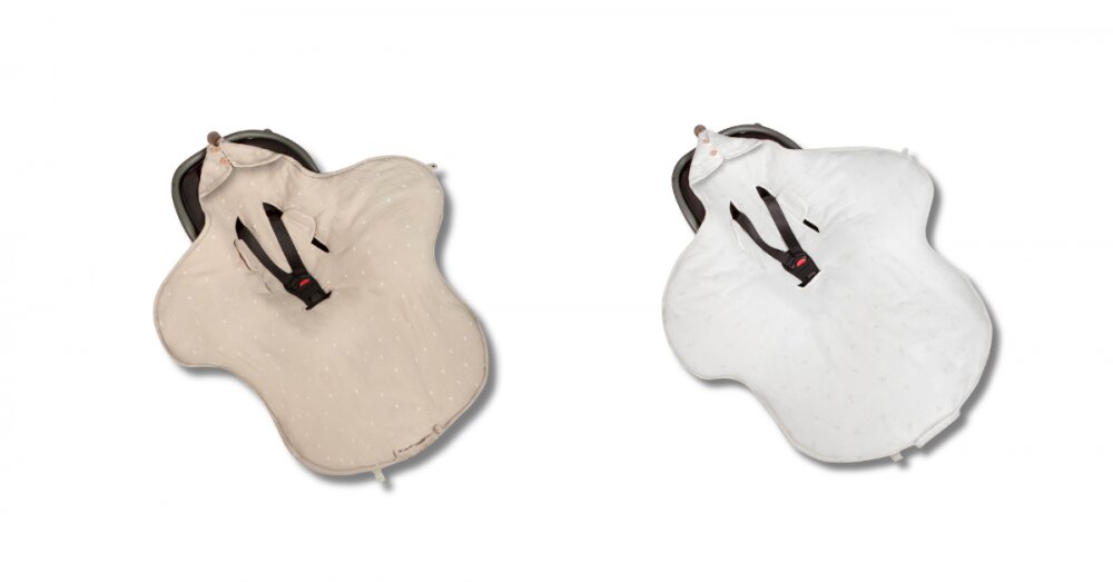 Nor Pufos Paturica universala pentru scoica auto bumbacmuselina Love Light Sleepee 1.5 Tog