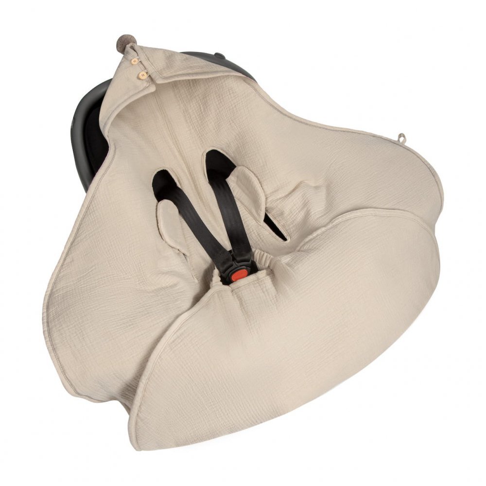 Nor Pufos Paturica universala pentru scoica auto bumbacmuselina Sand light Sleepee 1.5 Tog