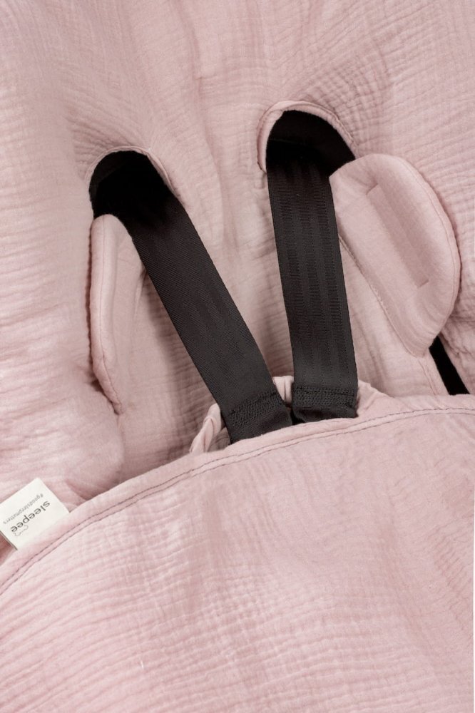 Nor Pufos Paturica universala pentru scoica auto bumbacmuselina Sleepee Pink light 1.5 Tog