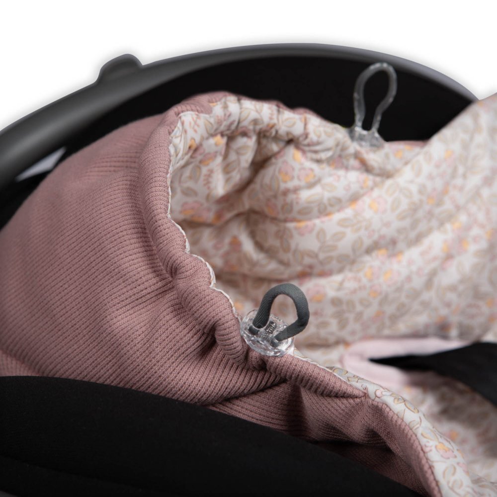 Nor Pufos Paturica universala pentru scoica auto Sleepee din bumbac Blossom Pink Sleepee 3 Tog