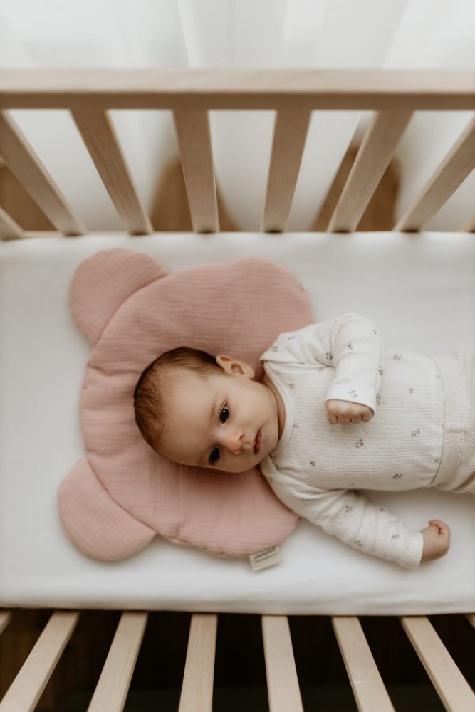 Nor Pufos Perna din bumbac cu urechi Muselina Rose Sleepee