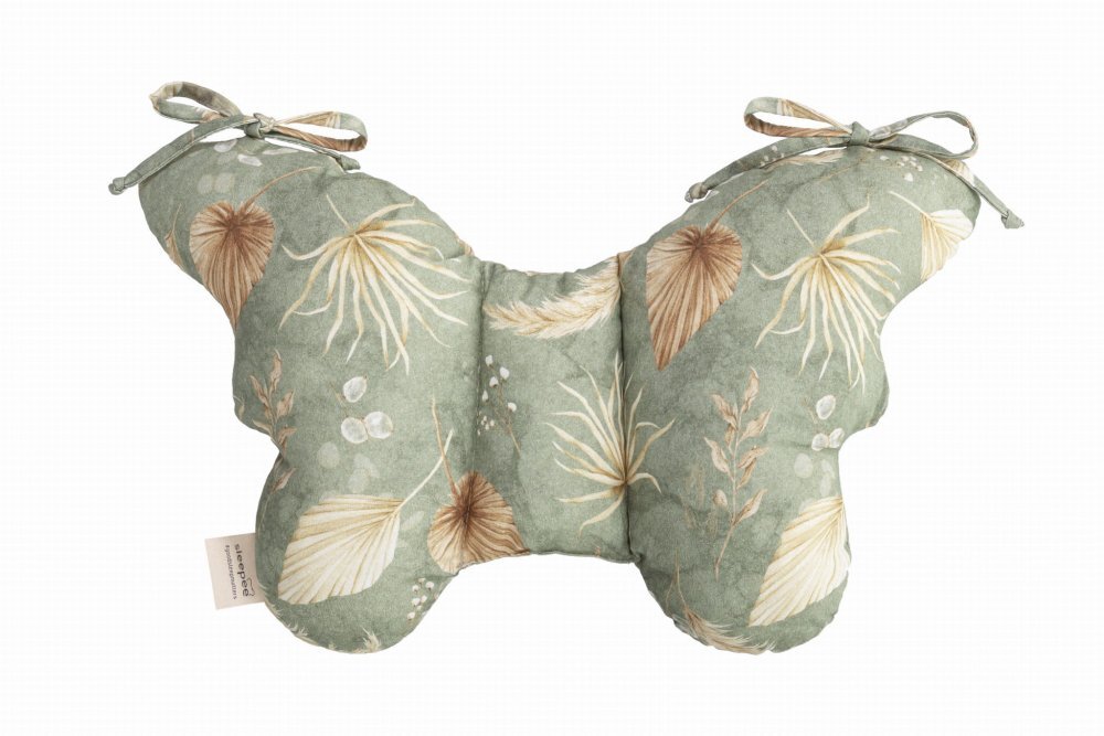 Nor Pufos Perna din bumbac pentru copii Bebe Butterfly Boho Green Sleepee