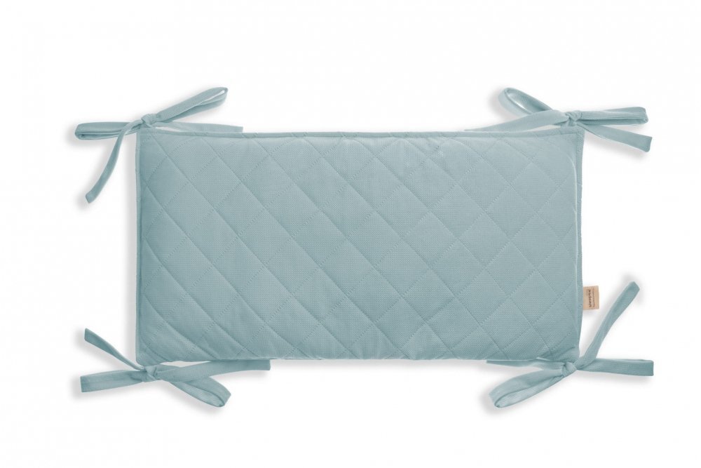 Nor Pufos Protectie laterala pentru patut pachet 3x60 cm catifea Sage Green