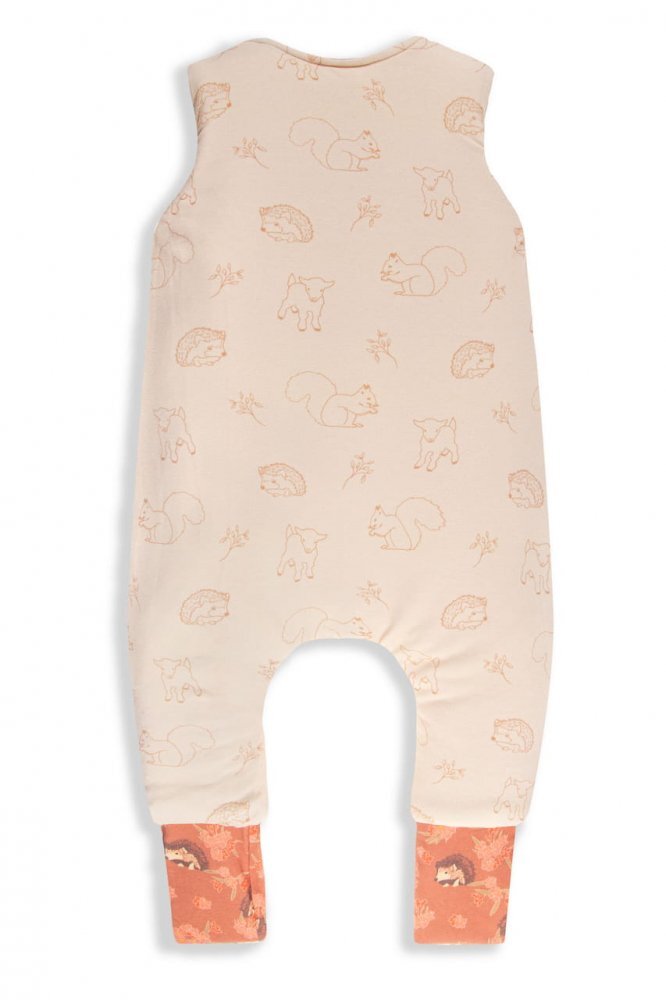 Nor Pufos Sac de dormit cu 2 fete din bumbac cu picioare 6-12 luni Animale de Epoca AriciCream Sleepee 2.5 Tog