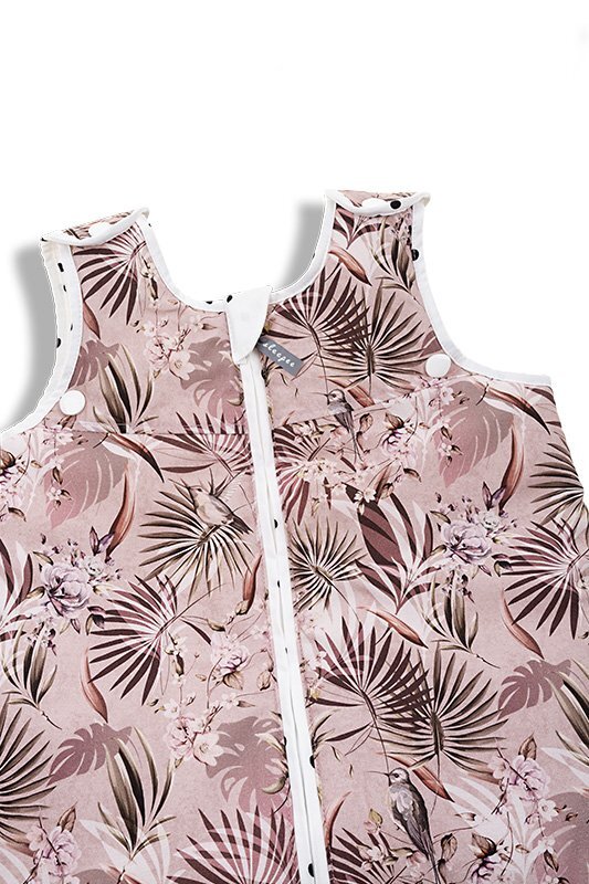 Nor Pufos Sac de dormit din bumbac 0-24 luni Grow with me Jungle Pink Sleepee 25 Tog