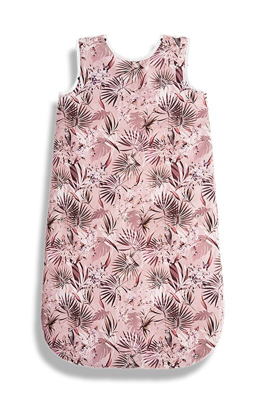 Nor Pufos Sac de dormit din bumbac 0-24 luni Grow with me Jungle Pink Sleepee 25 Tog