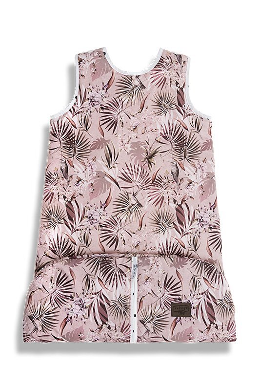 Nor Pufos Sac de dormit din bumbac 0-24 luni Grow with me Jungle Pink Sleepee 25 Tog