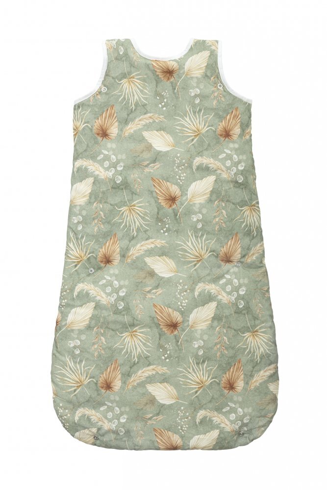 Nor Pufos Sac de dormit din bumbac 0-4 luni Newborn Boho Green Sleepee 25 tog