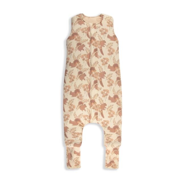 Nor Pufos Sac de dormit din bumbac cu 2 fete 1-2 ani Animale de Epoca AlmondCream Sleepee 2.5 tog