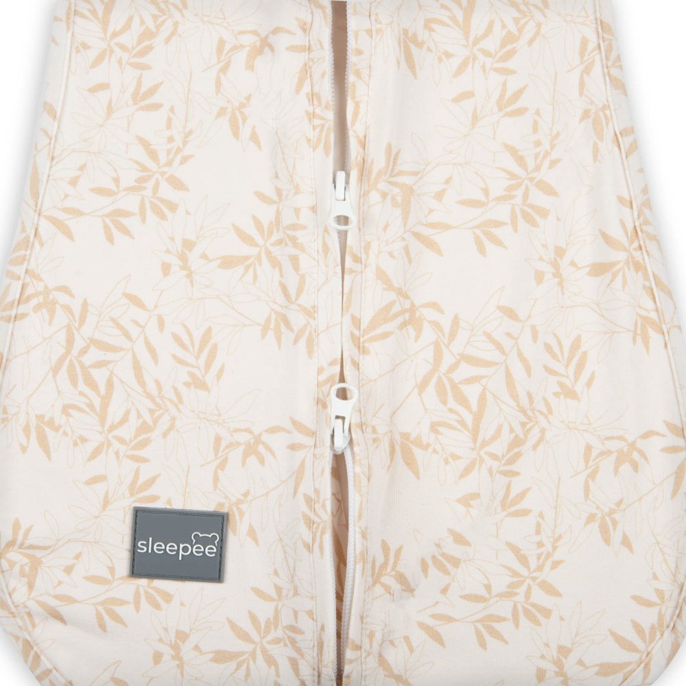 Nor Pufos Saculet din bumbac Swaddle pentru infasat + caciulita Second Step Bamboo Sleepee