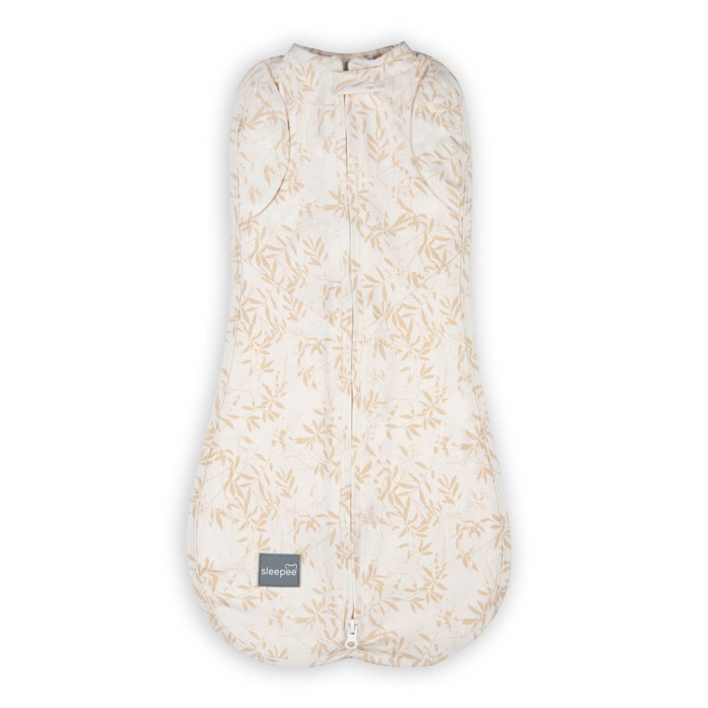 Nor Pufos Saculet din bumbac Swaddle pentru infasat + caciulita Second Step Bamboo Sleepee