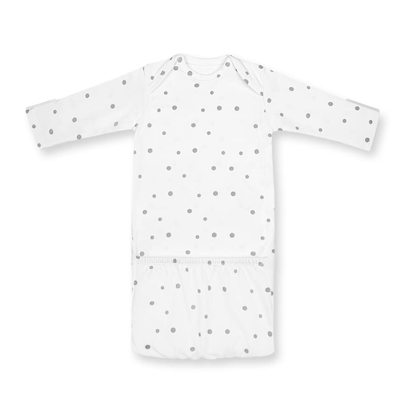 Nor Pufos Saculet si caciulita cangur 0-2 luni Grey Dots Sleepee