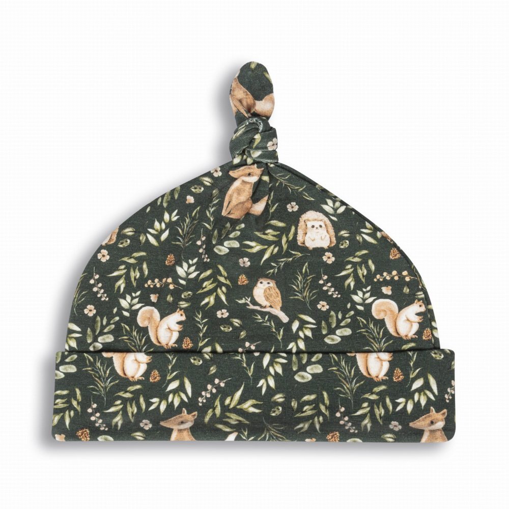 Nor Pufos Saculet Swaddle pentru infasat + Caciulita Second Step Forest Green Sleepee