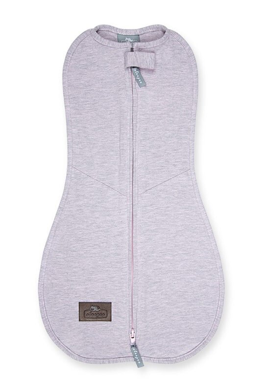 Nor Pufos Saculet swaddle pentru infasat nou nascut + caciulita First Step roz Sleepee