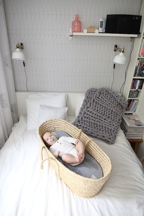 Nor Pufos Set 2 cearceafuri cu elastic pentru landoucosulet bebe Bumbac BirdPuncte Sleepee