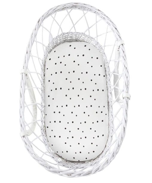 Nor Pufos Set 2 cearceafuri cu elastic pentru landoucosulet bebe Bumbac Jungle PlantPuncte Sleepee