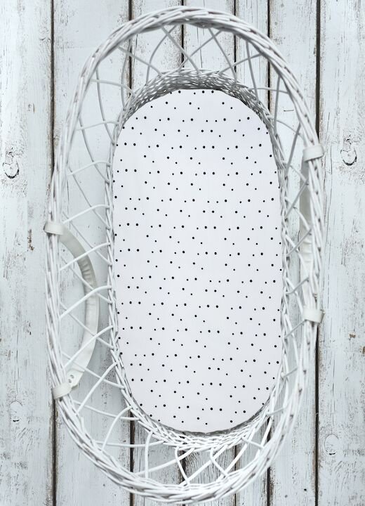 Nor Pufos Set 2 cearsafuri cu elastic pentru landoucosulet bebe BloomPuncte Sleepee
