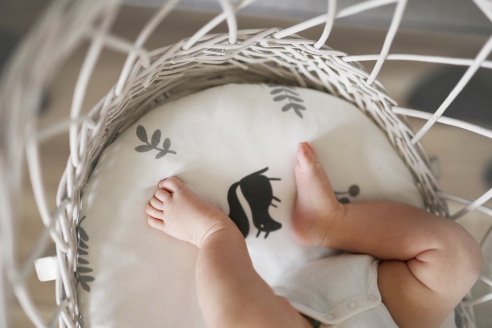 Nor Pufos Set 2 cearsafuri cu elastic pentru landoucosulet bebe BloomPuncte Sleepee