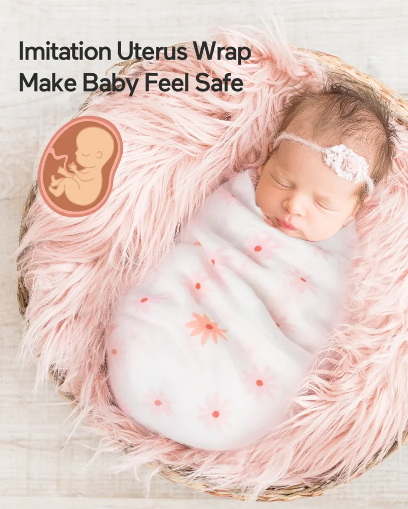 Nor Pufos Set 4 museline din bambus si bumbac 120 x 120 cm Swaddle