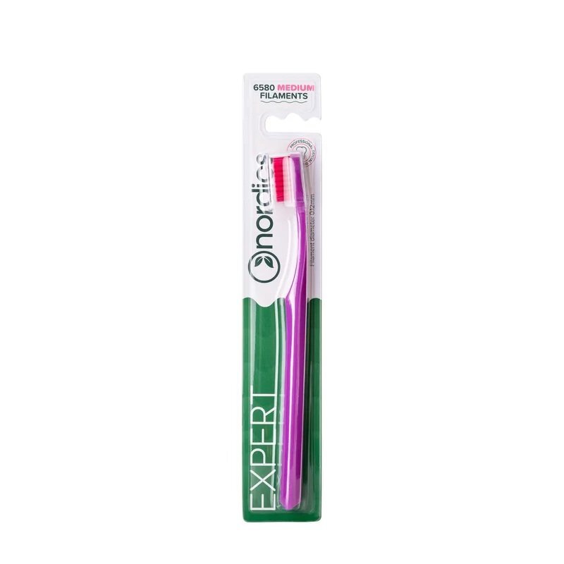 Nordics Periuta de dinti Expert Curve 6580 filamente - medie - mov
