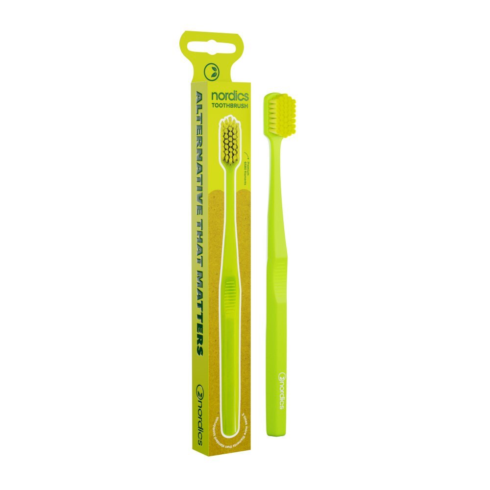Nordics Periuta de dinti Premium verde