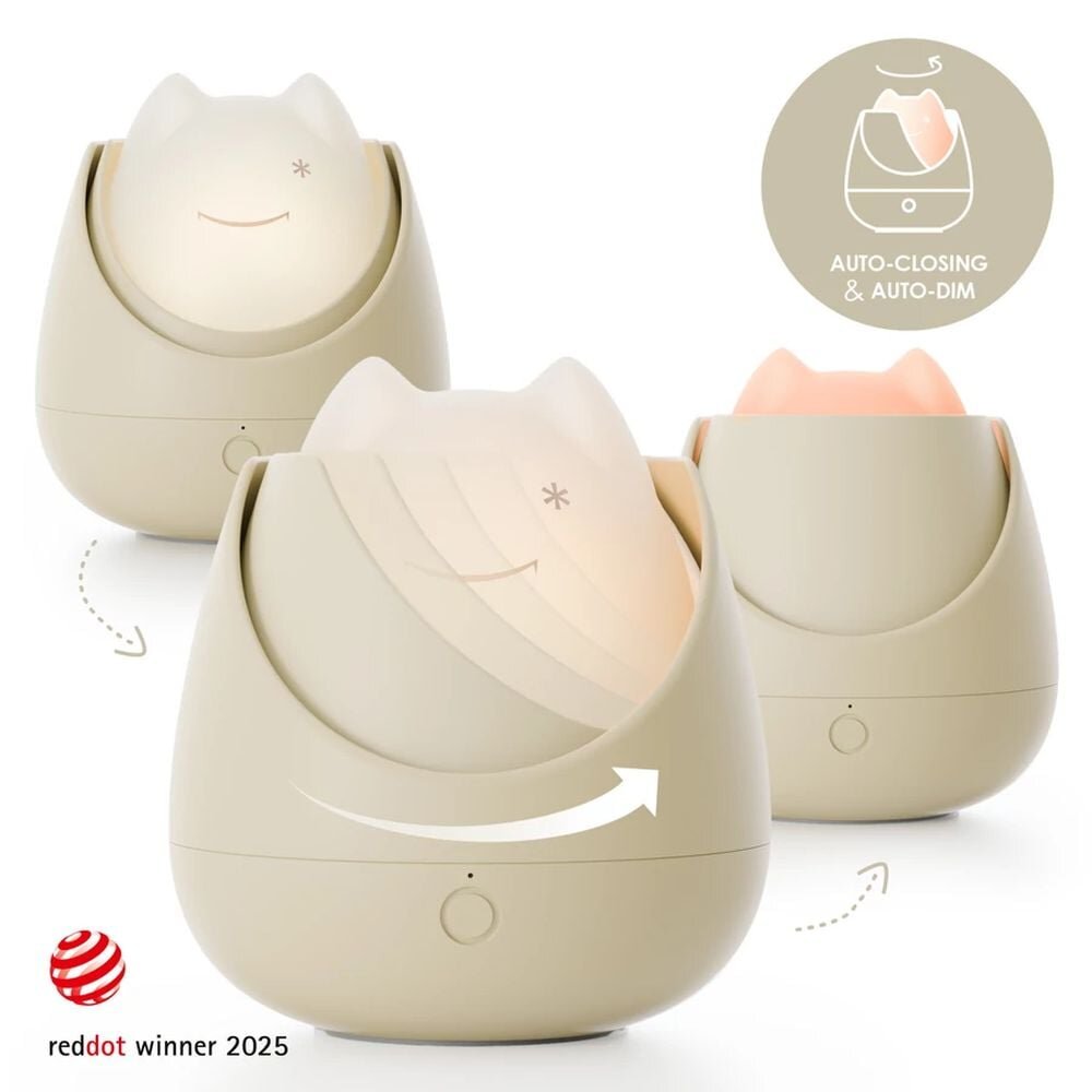 Nosiboo Lampa de veghe Zigg cu lumina rosie si temporizator Beige