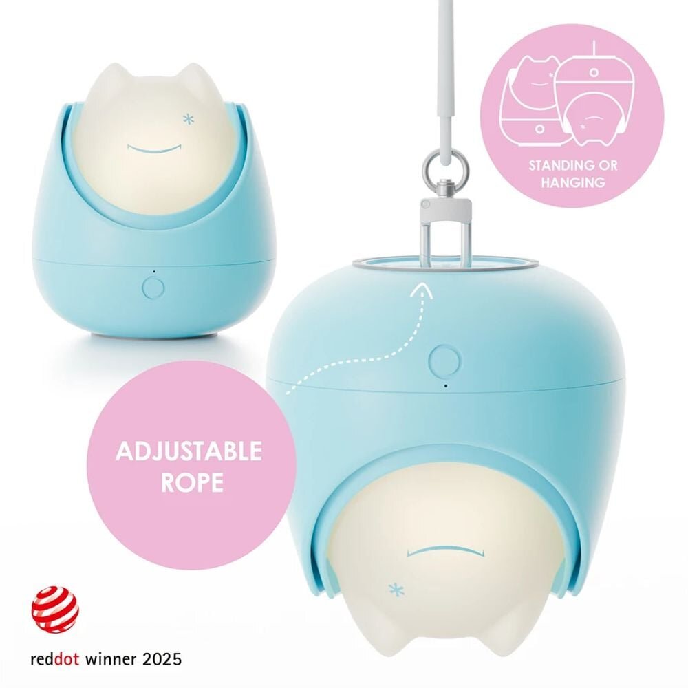 Nosiboo Lampa de veghe Zigg cu lumina rosie si temporizator Blue